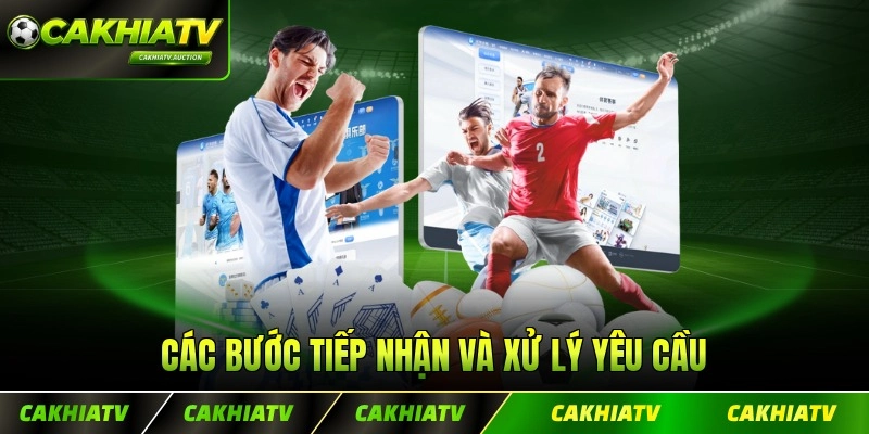 Các bước tiếp nhận và xử lý yêu cầu kịp thời vấn đáp thắc mắc